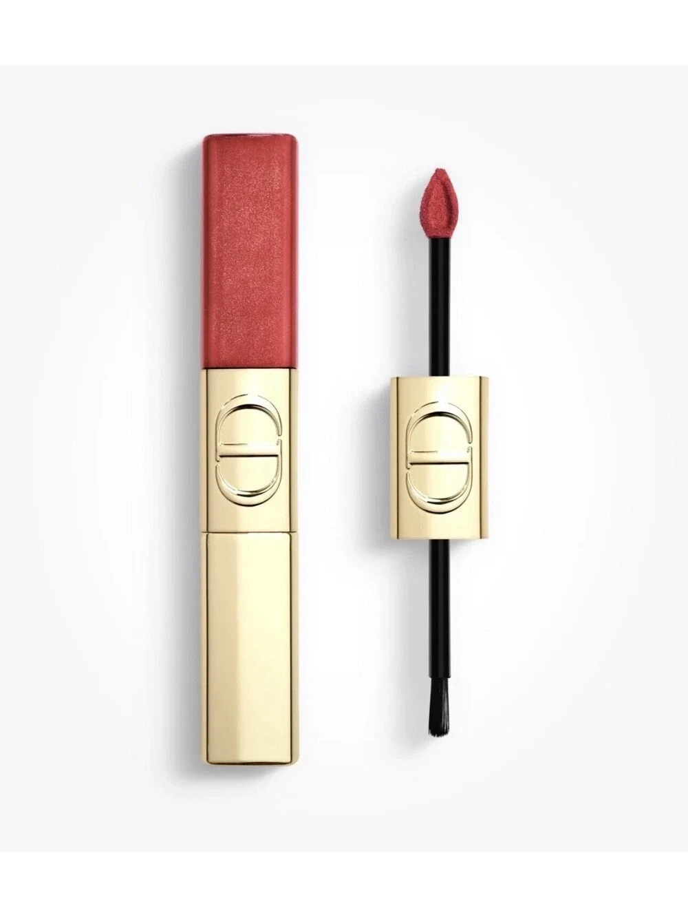 DIOR Rouge Forever Liquid Sequin Duo Lipstick #999, NIB limited Edition